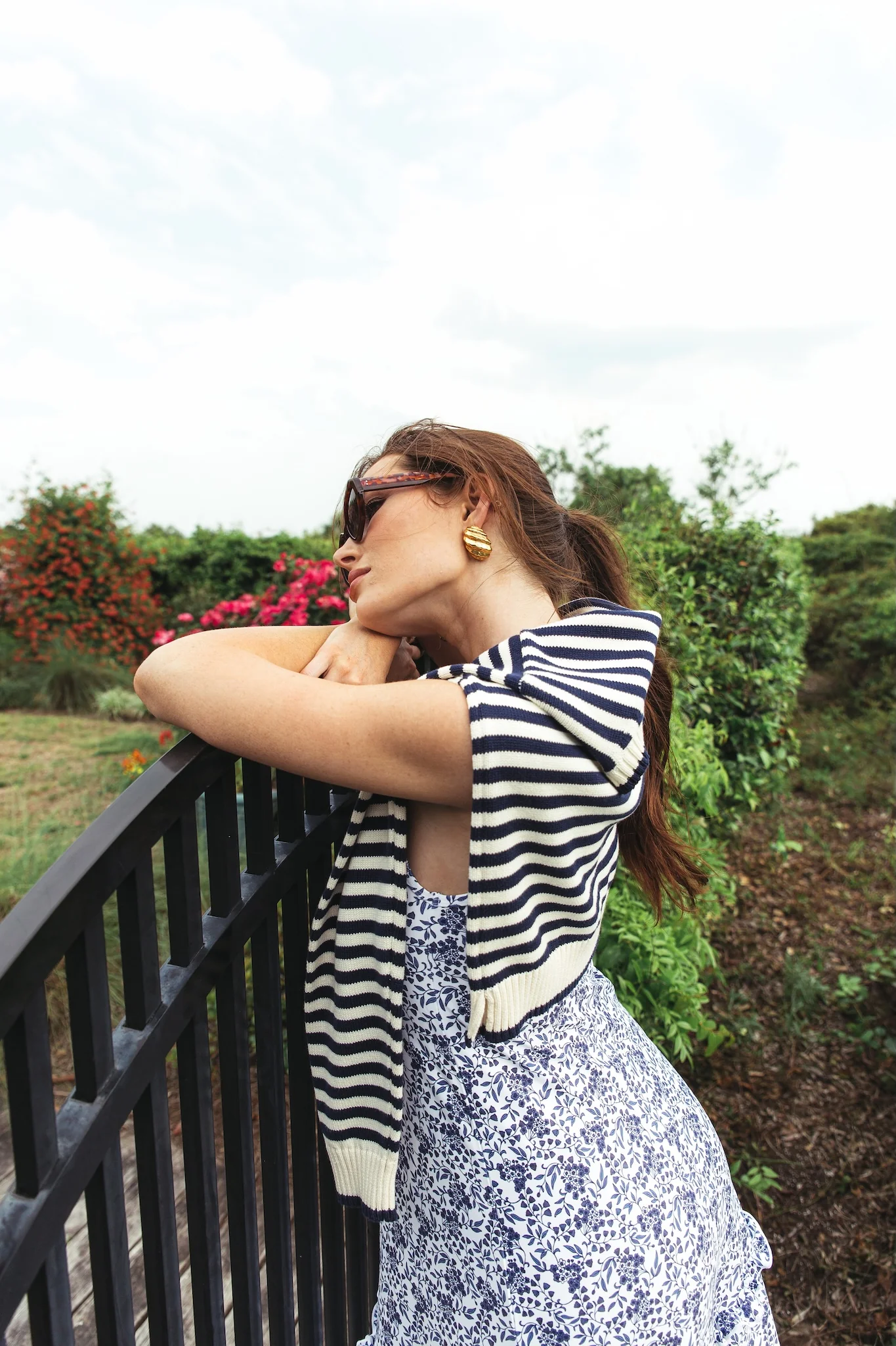 Autumn Sweater - Navy/Cream - Image 4