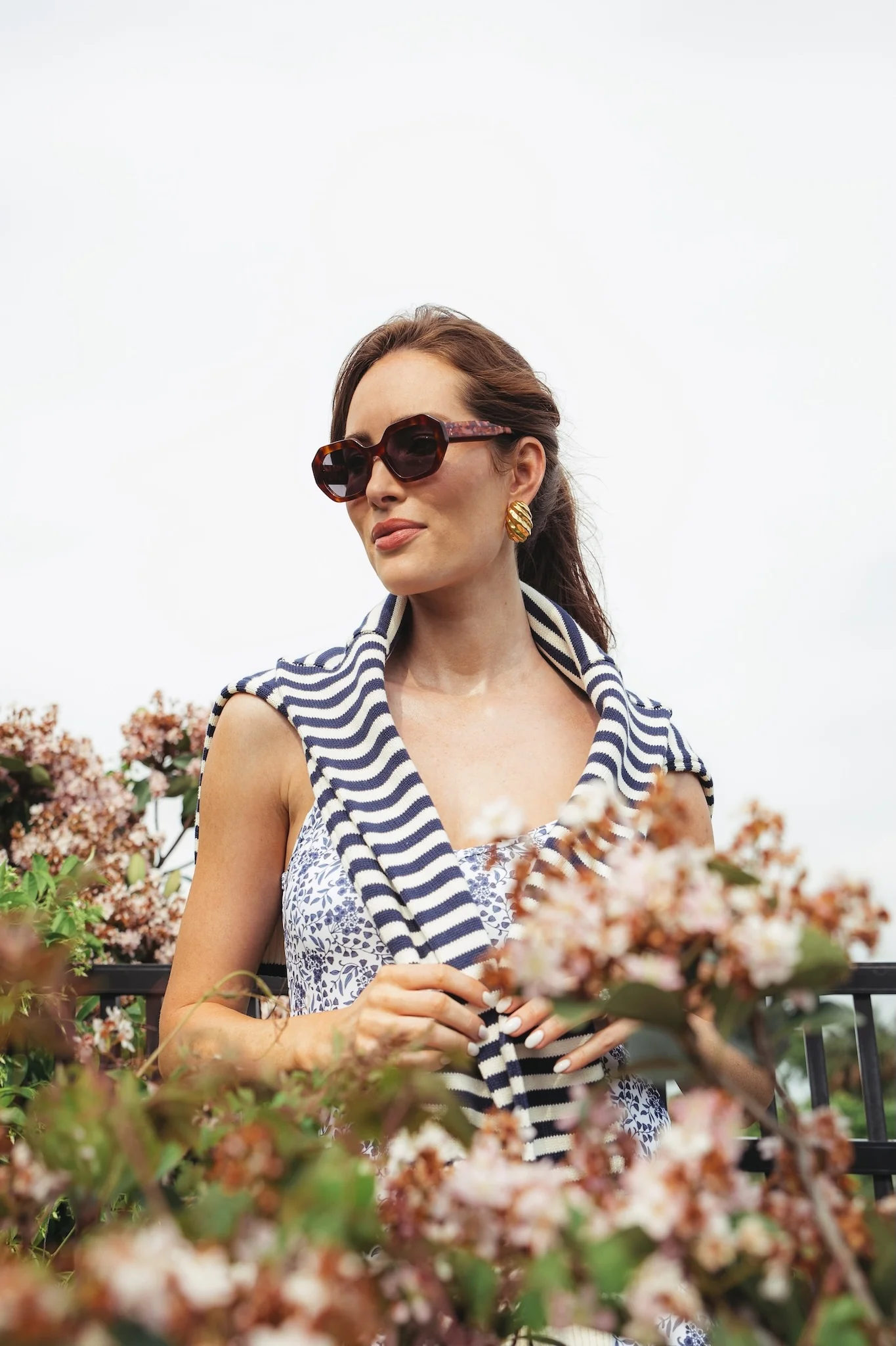 Autumn Sweater - Navy/Cream - Image 7