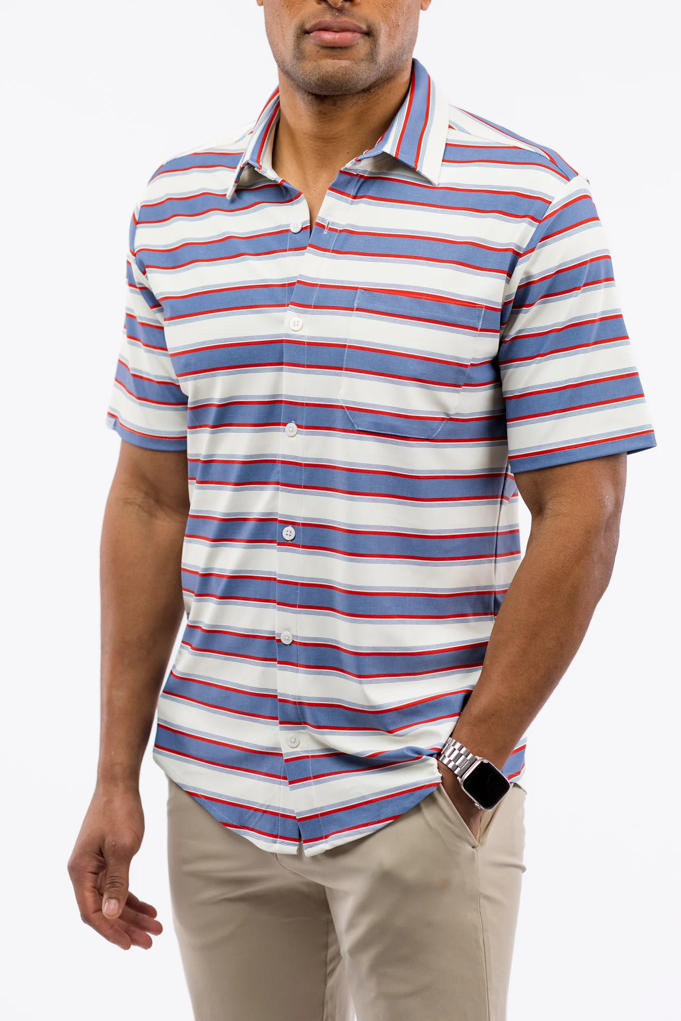 Boatyard Button-Down - Cottage Stripe - Image 3