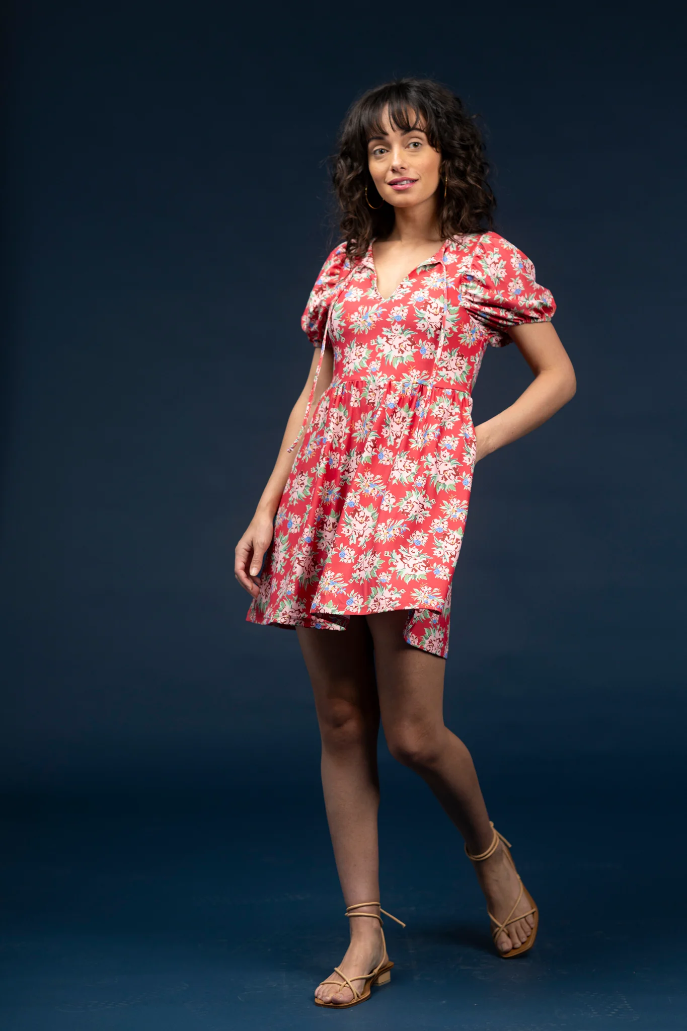 Cecily Dress - Geranium Pot - Image 3