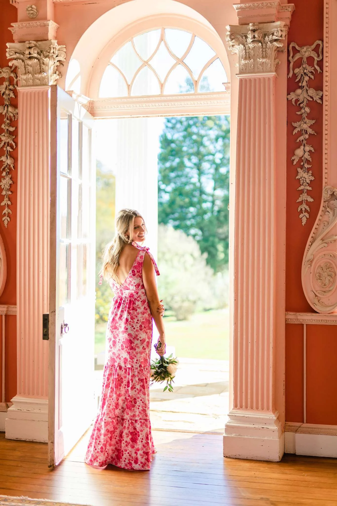 Clementine Dress - Raspberry Chateau - Image 11