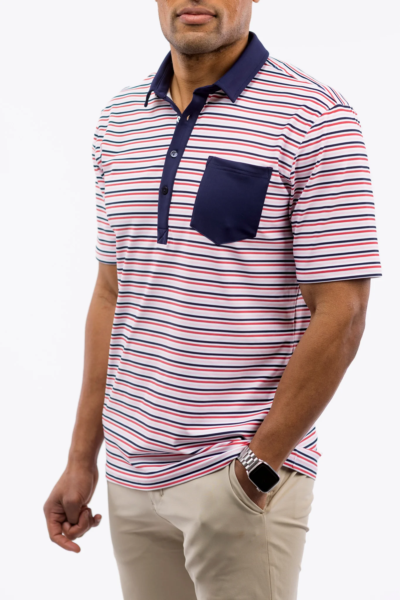 Eastwood Polo - Americana Stripe - Image 3