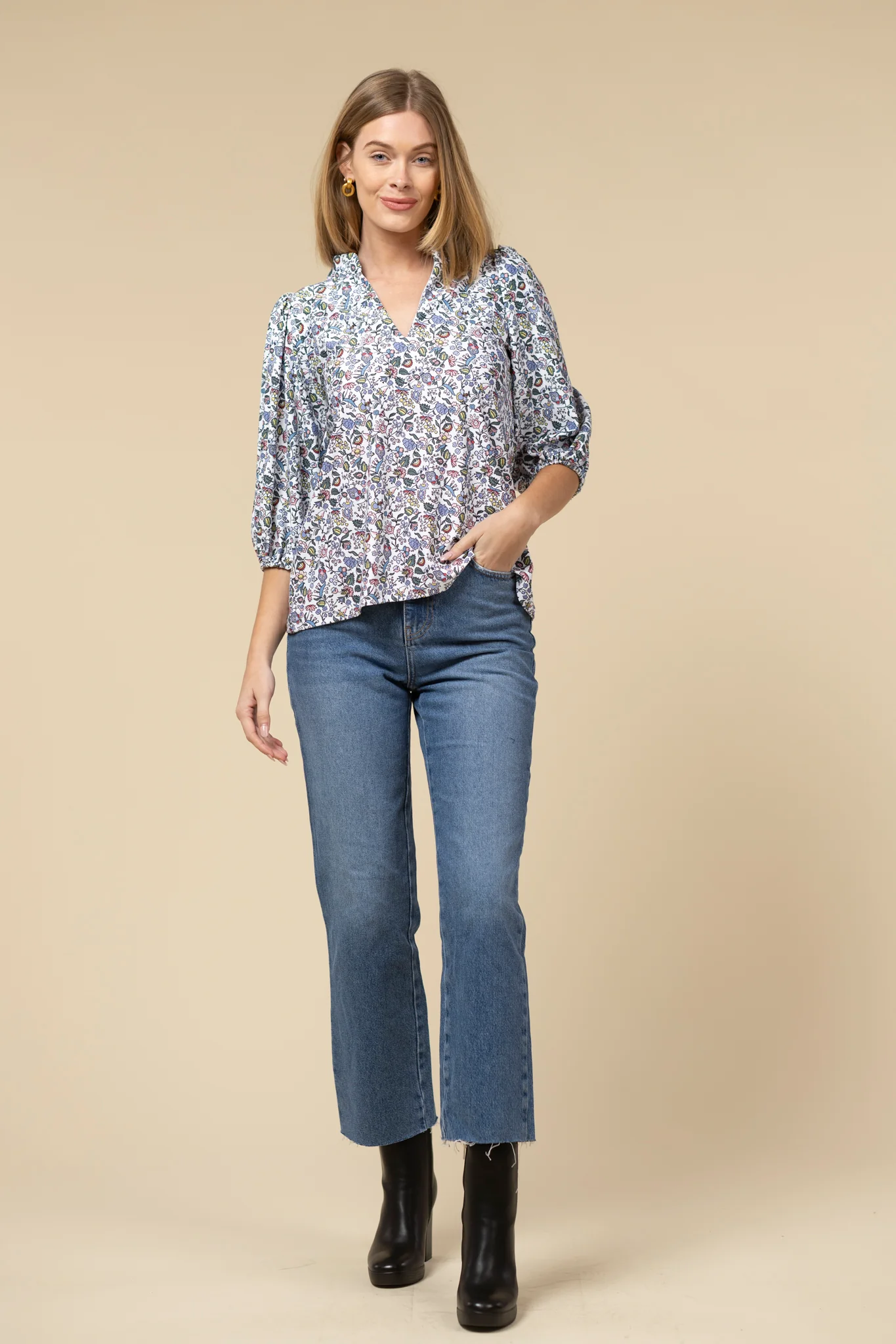 Eliza Top - Little Flowers - Image 3