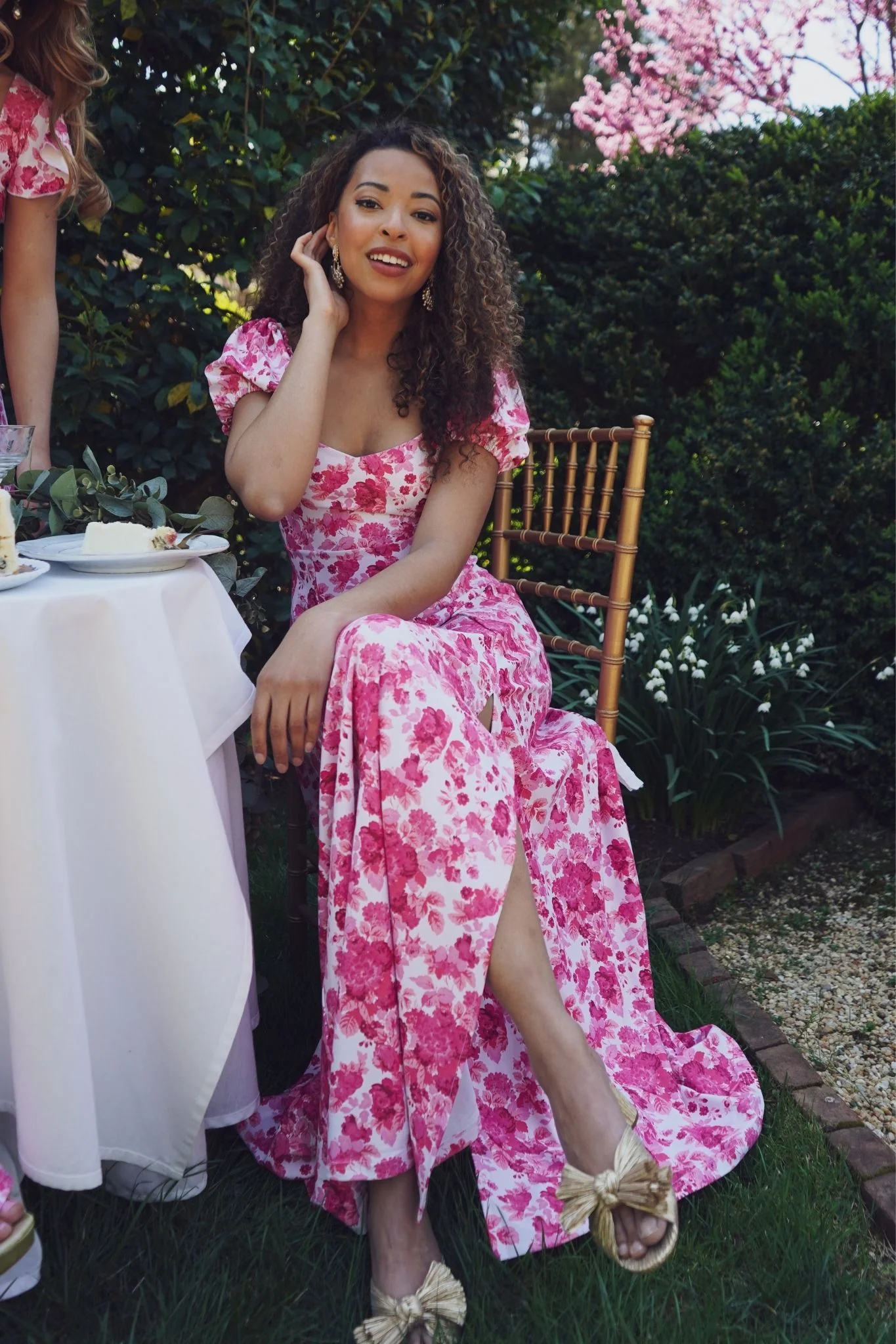 Elizabeth Dress - Raspberry Chateau - Image 8