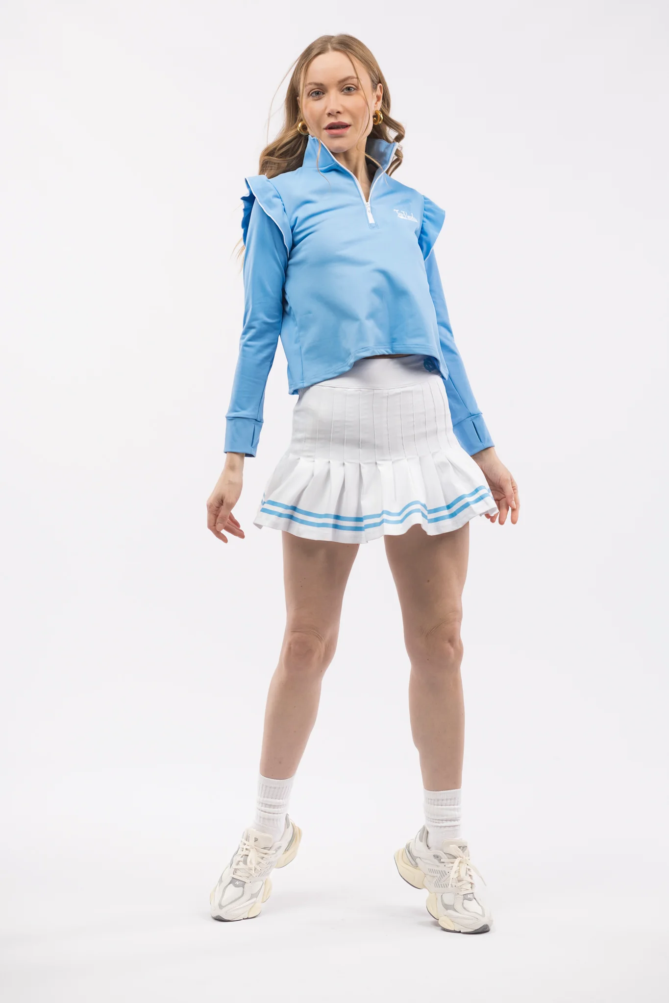 Grayson 1/4 Zip Pullover - North Carolina Blue - Image 4