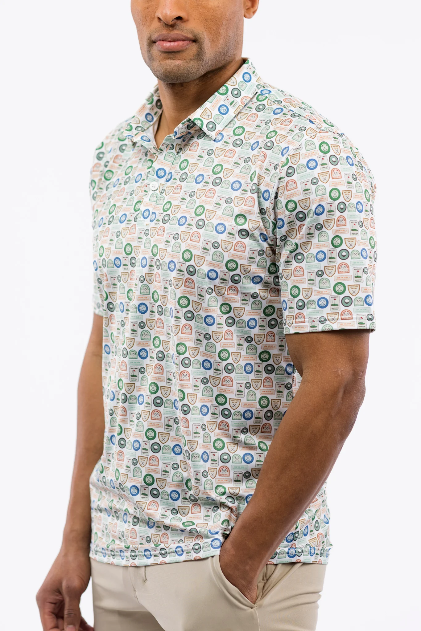 Harvey Polo - Patch Play White - Image 3