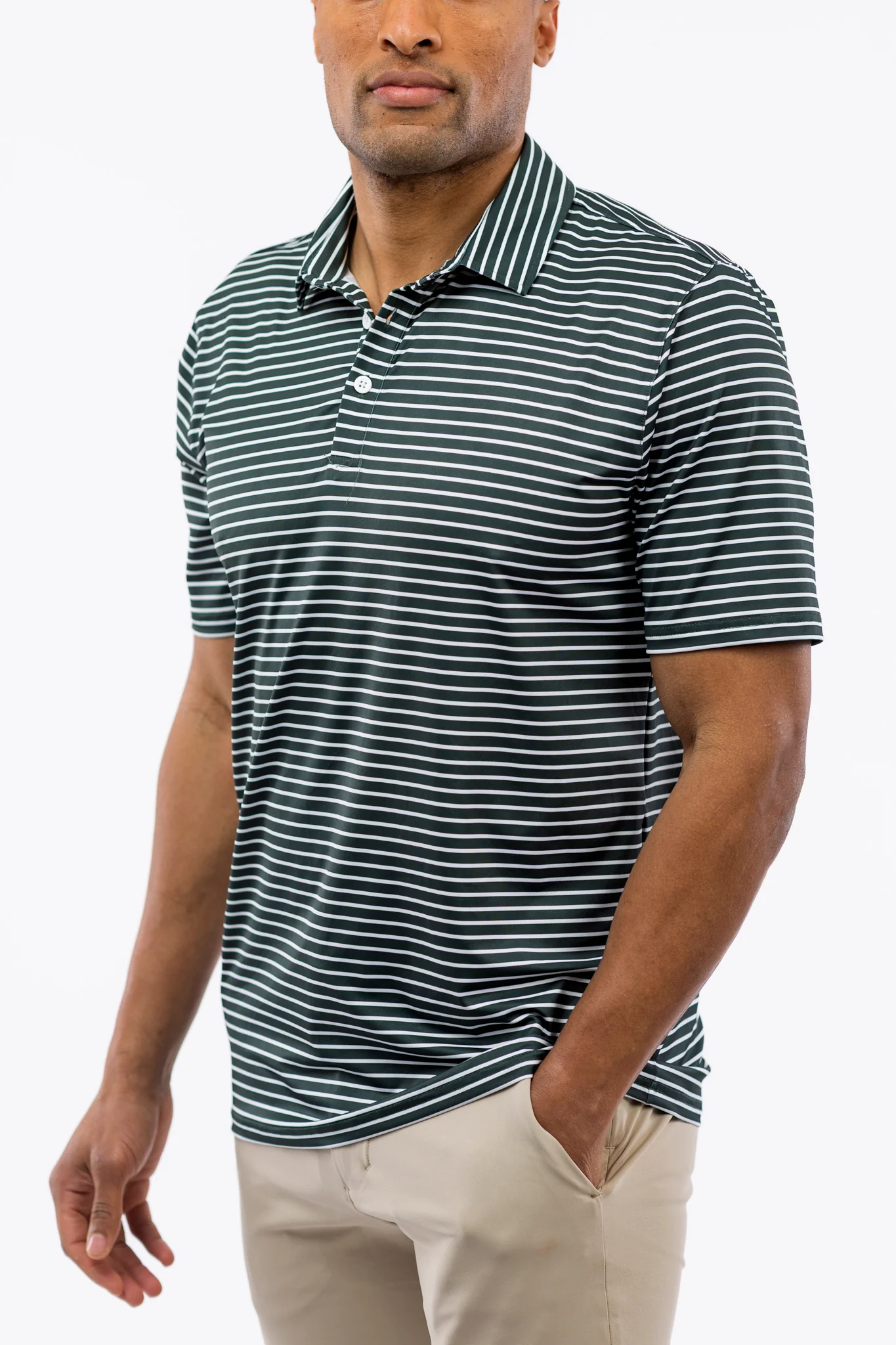Harvey Polo - Rosemary Stripe - Image 3