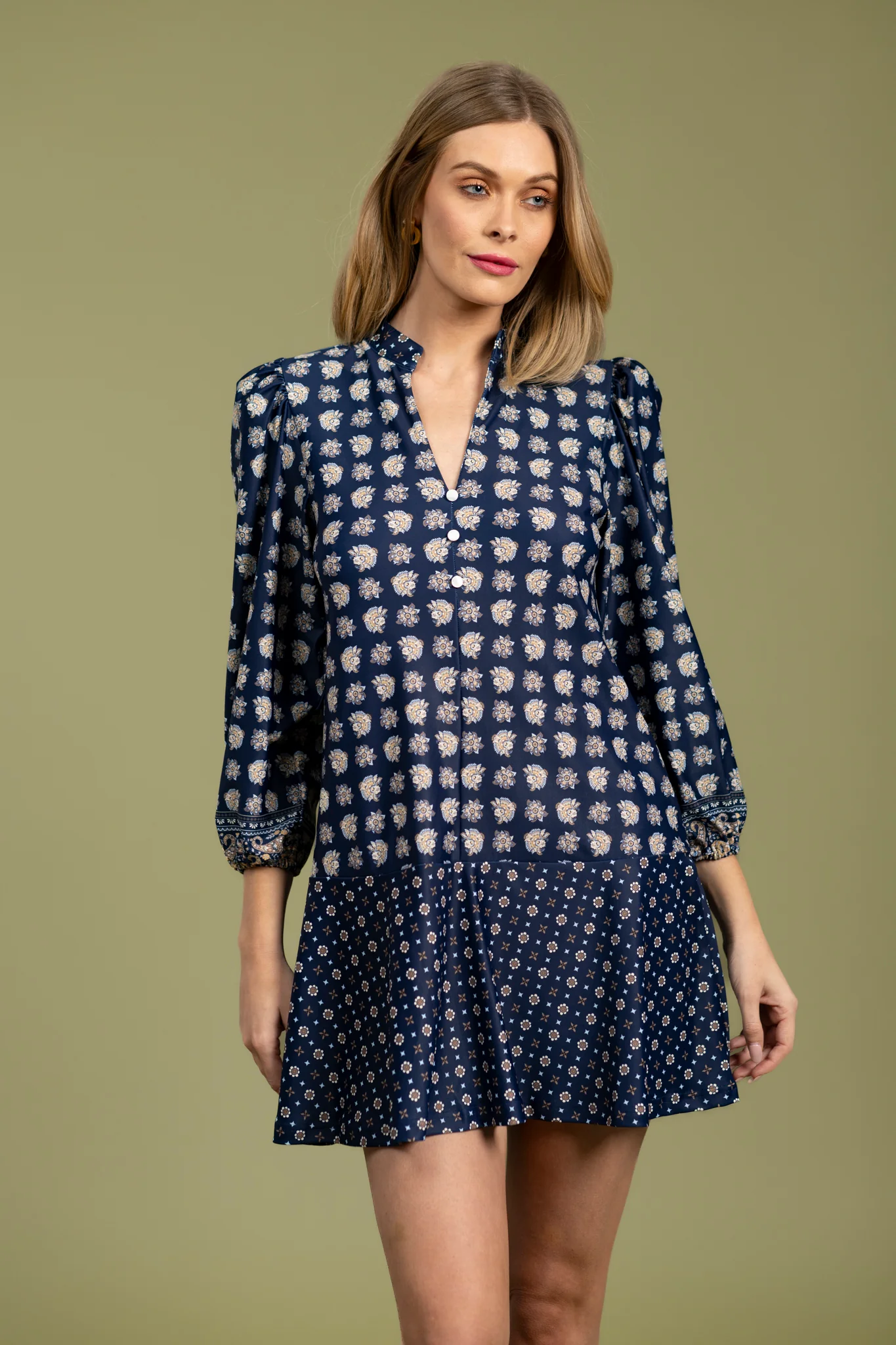 Hazel Dress - Flora Paisley Multi - Image 3