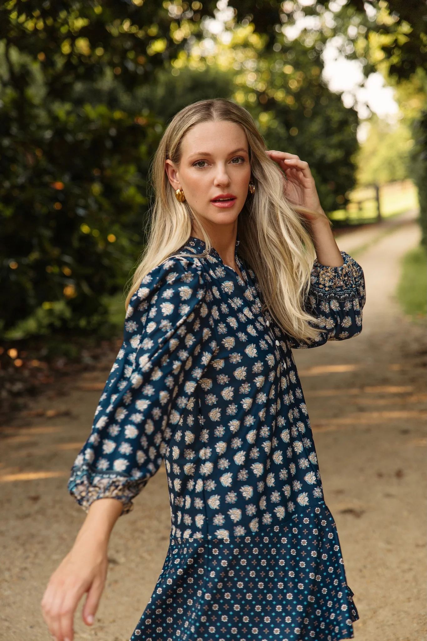 Hazel Dress - Flora Paisley Multi - Image 5