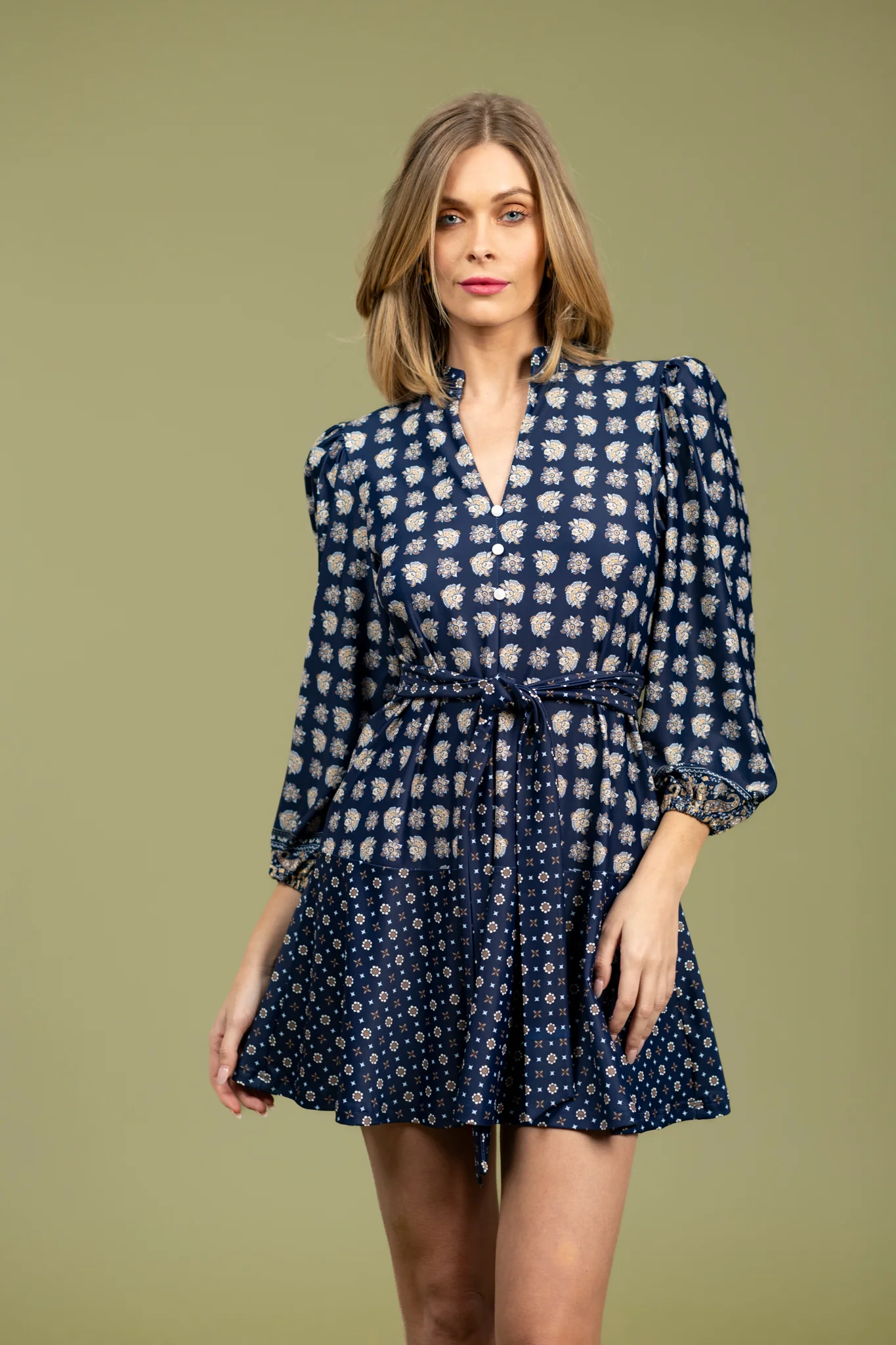 Hazel Dress - Flora Paisley Multi - Image 6