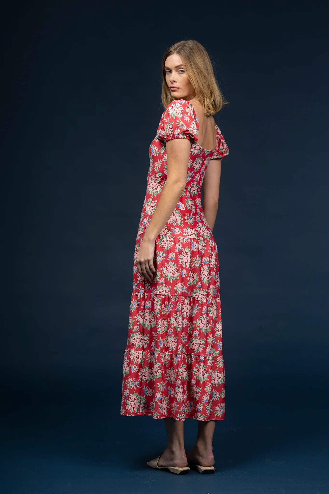 Heidi Dress - Geranium Pot - Image 6