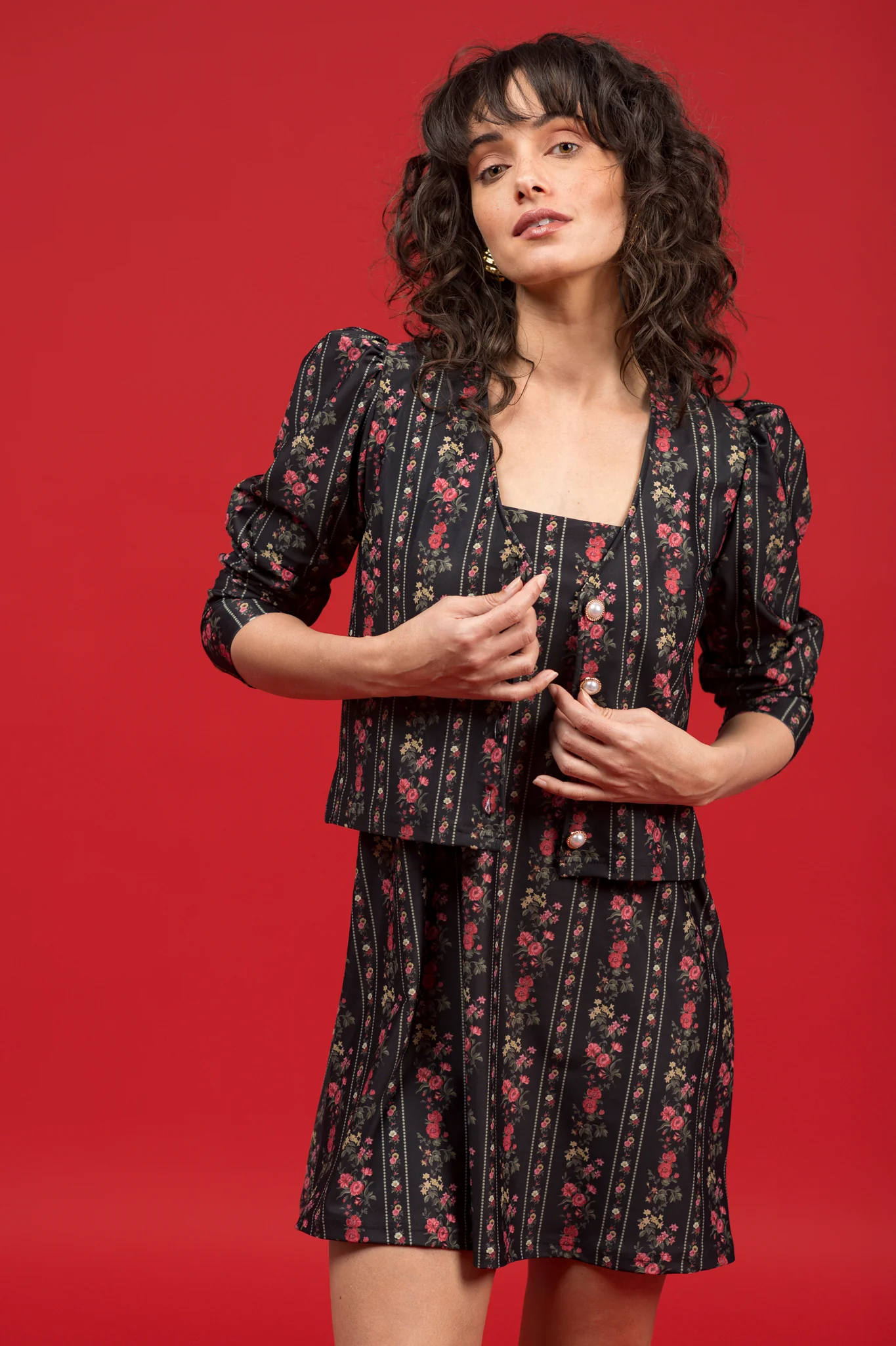 Jackie Top - Onyx Garden - Image 4