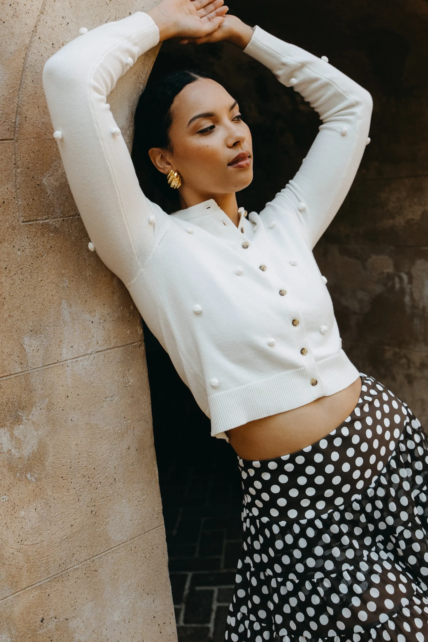 Juniper Cardigan - Cream - Image 5