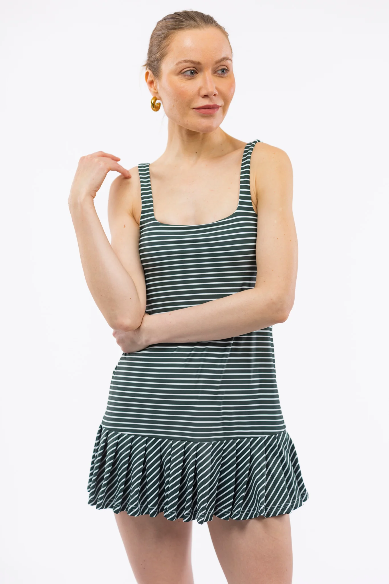 Lucille Dress - Rosemary Stripe - Image 6