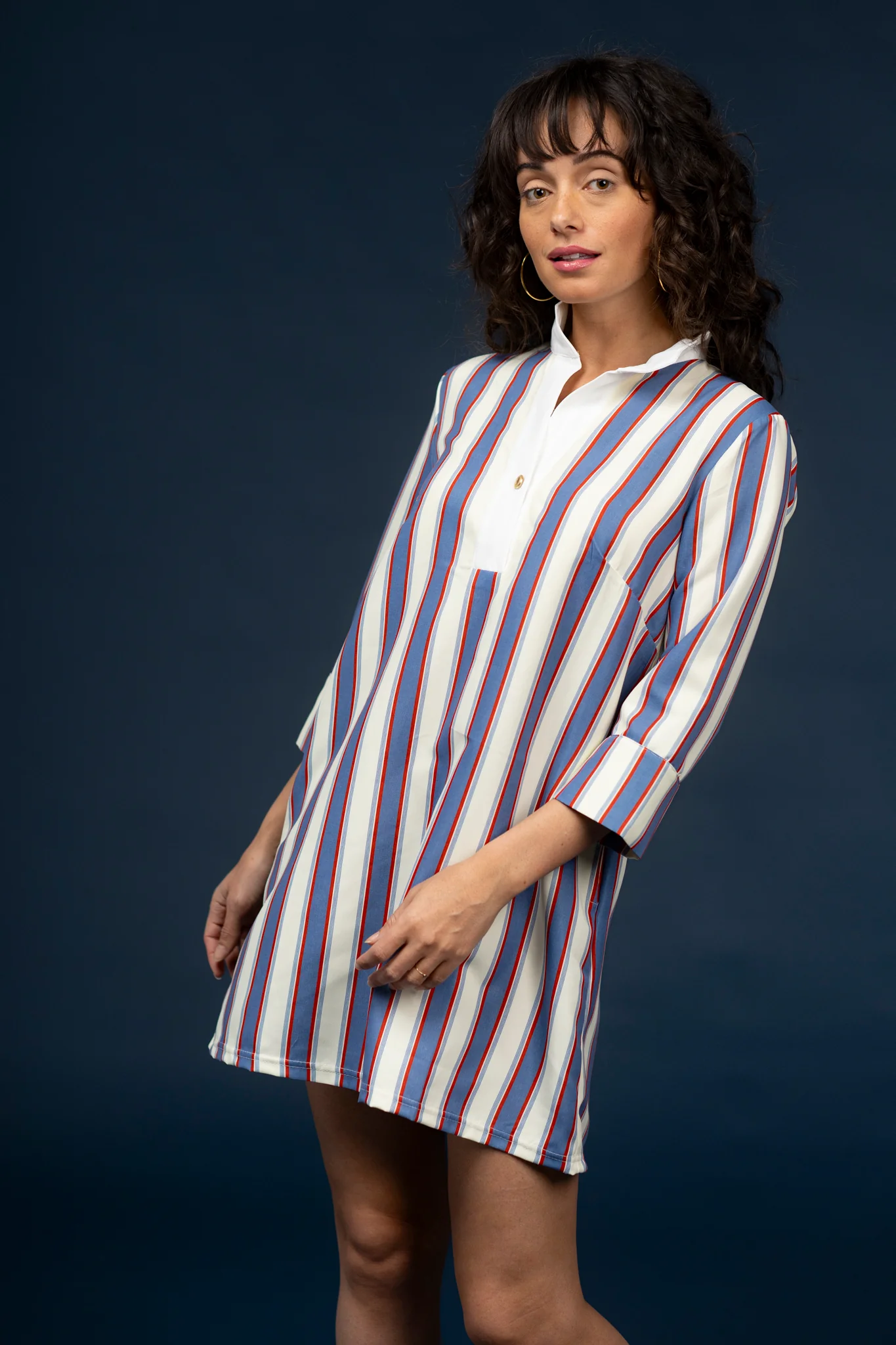 Martha Dress - Cottage Stripe - Image 3