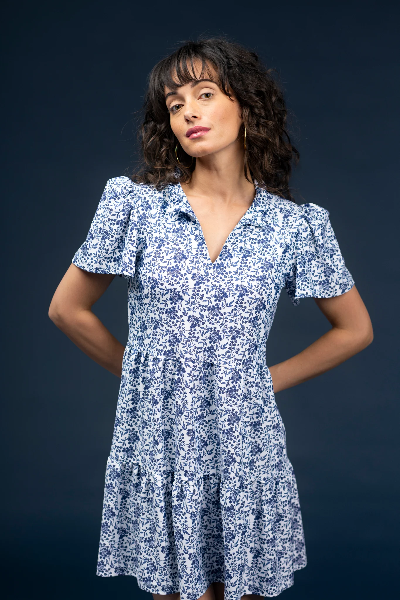 Navy Dress - Bluebonnet - Image 3