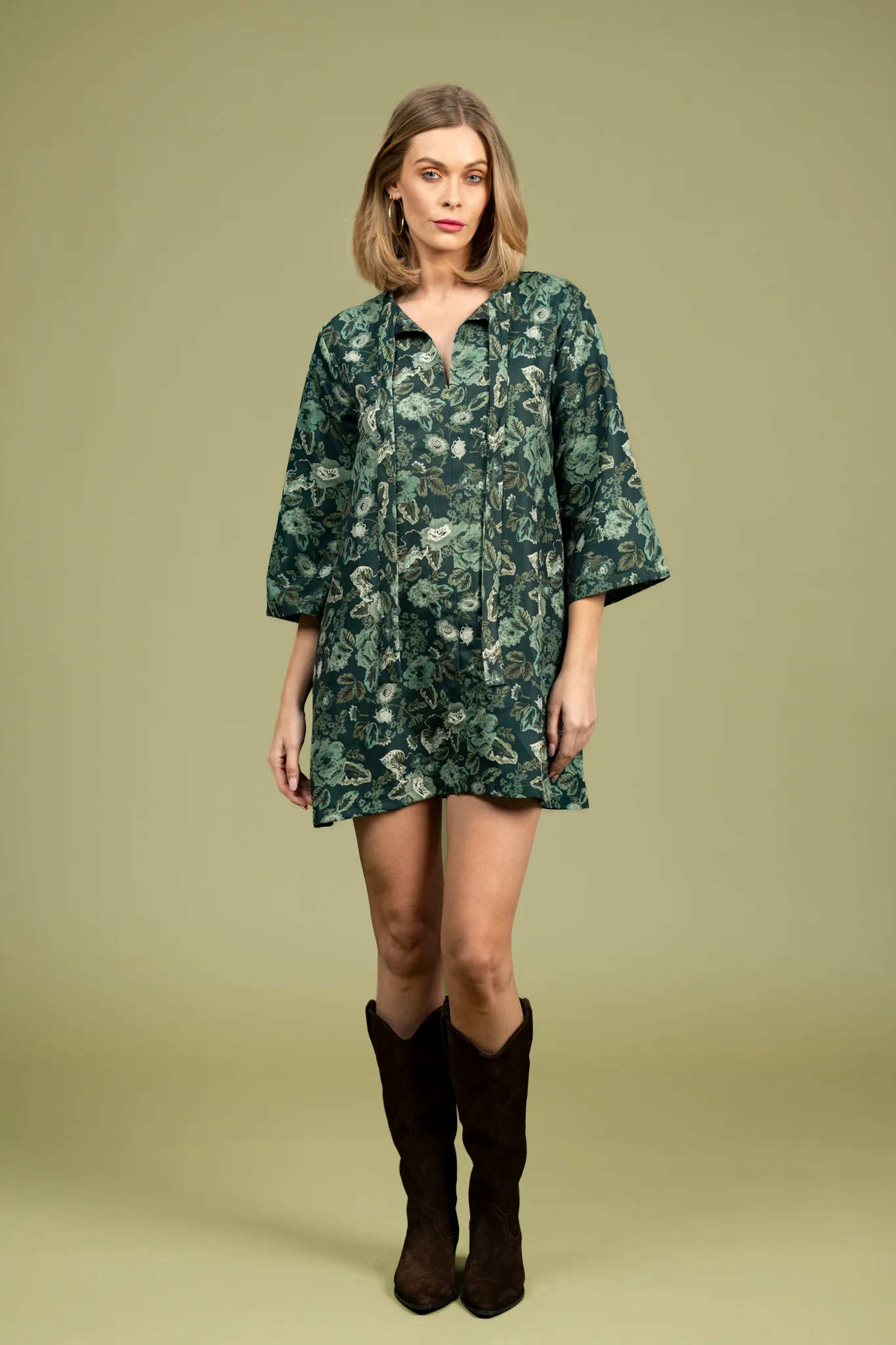 Phoebe Dress - Rosemary Meadow - Image 4