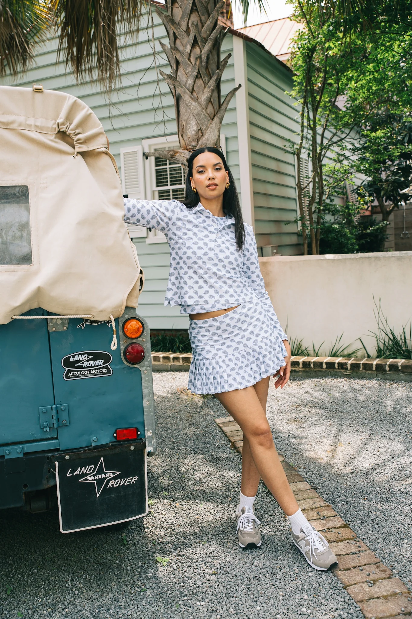 Ruth Skort - Mist Paisley - Image 4