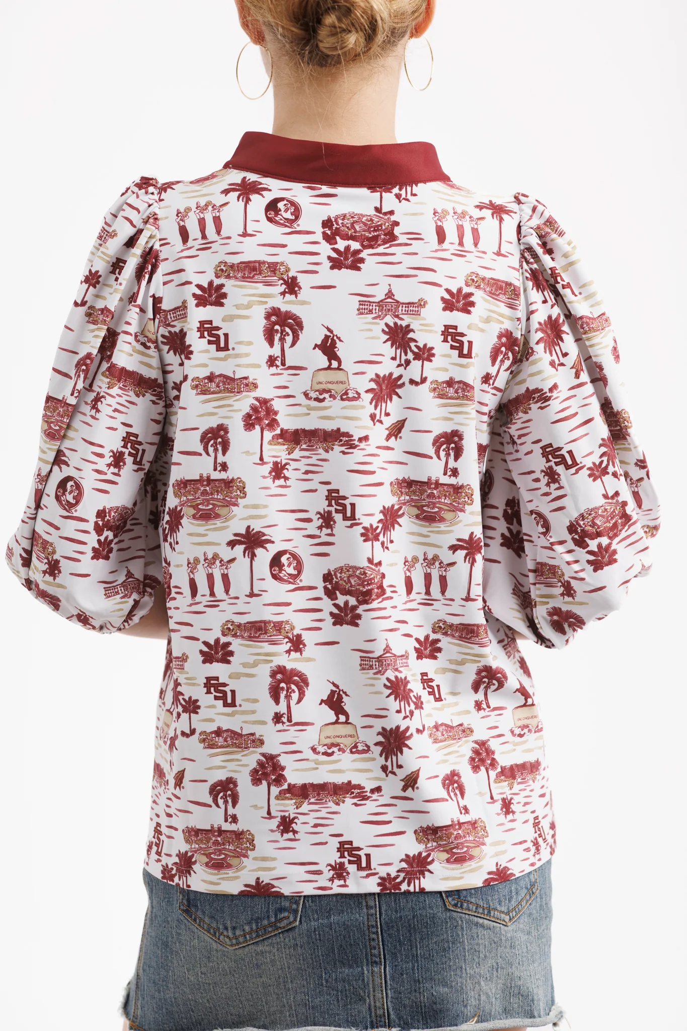 Eliza Top - Florida State Toile - Image 4