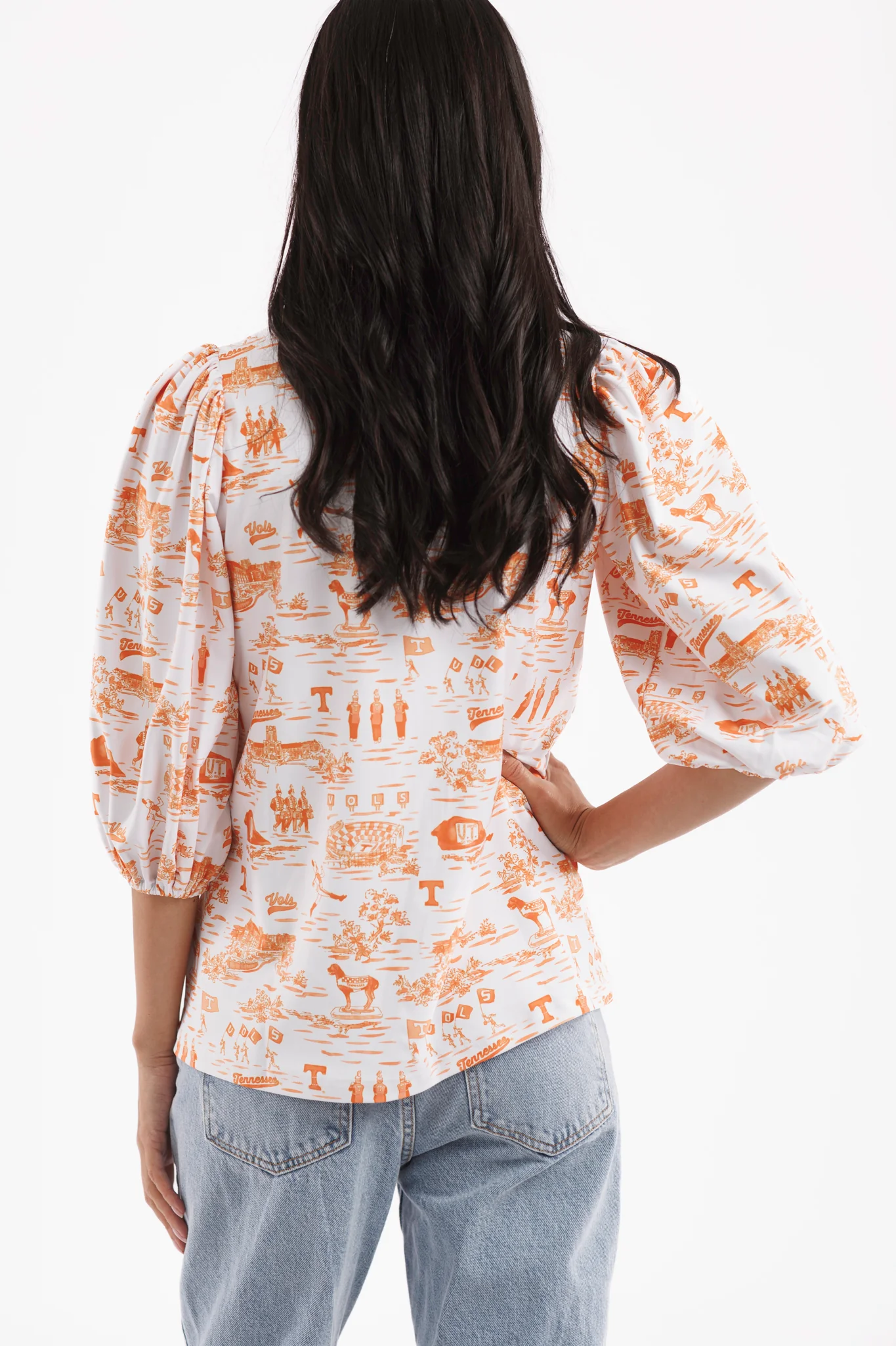 Eliza Top - Tennessee Toile - Image 4