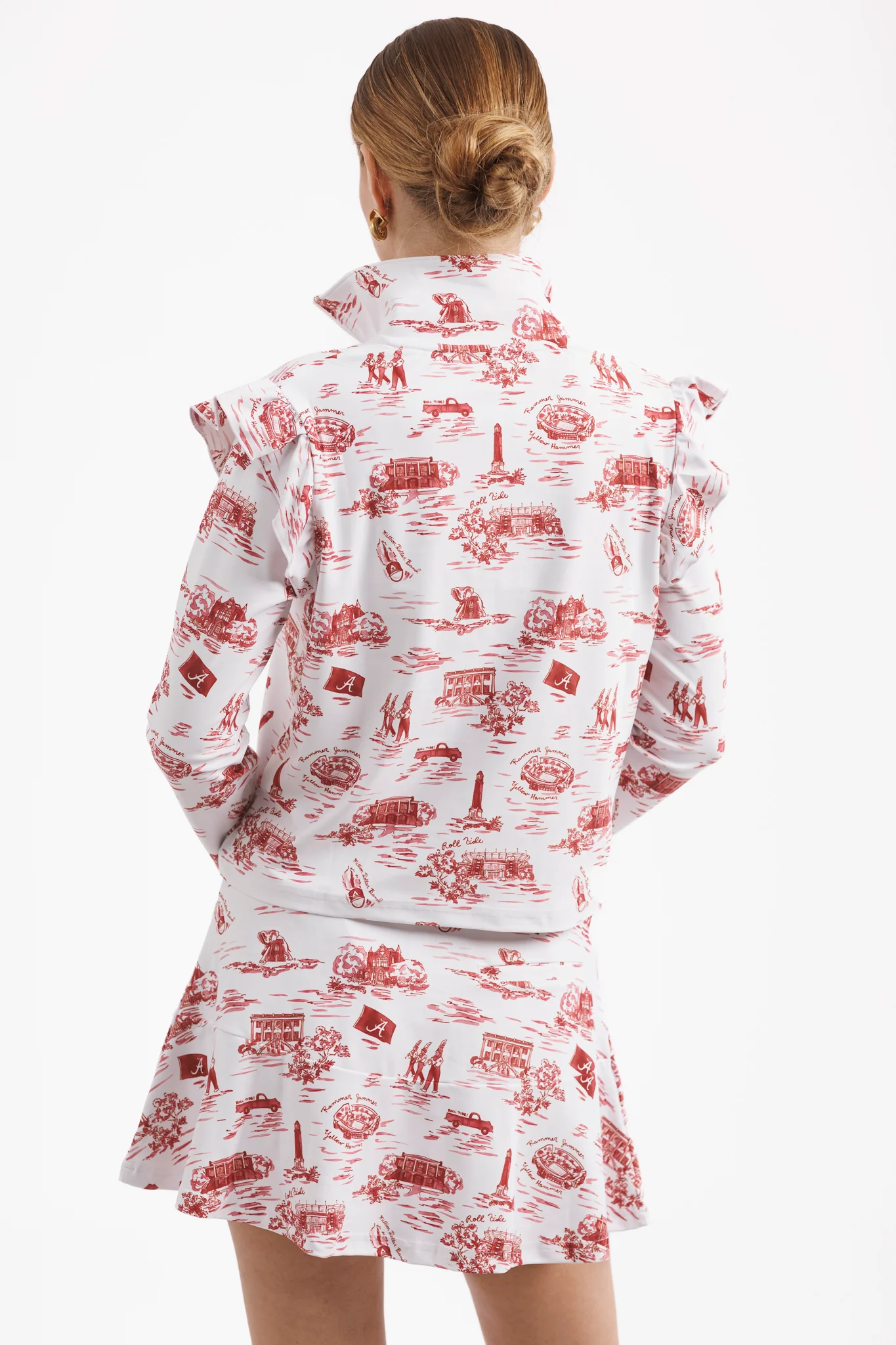 Grayson 1/4 Zip Pullover - Alabama Toile - Image 10