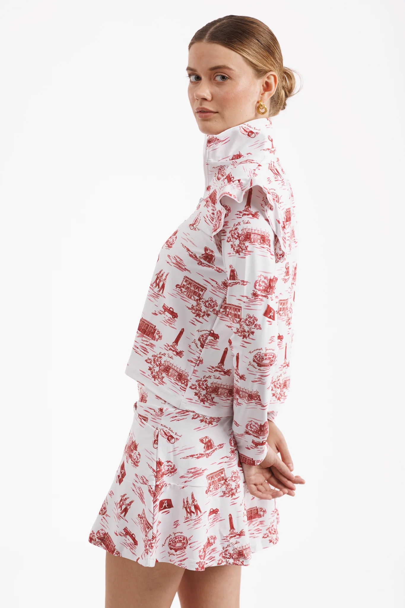 Grayson 1/4 Zip Pullover - Alabama Toile - Image 11