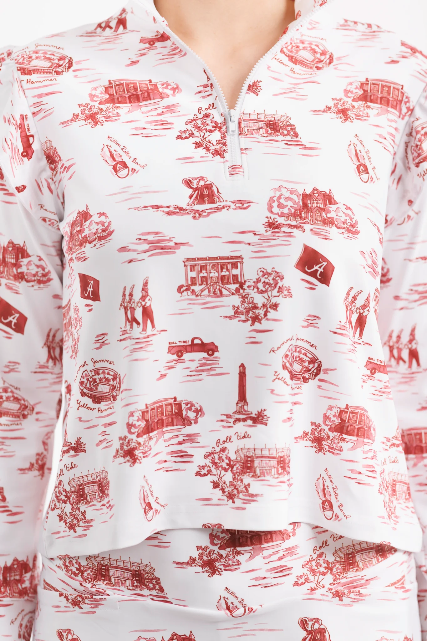 Grayson 1/4 Zip Pullover - Alabama Toile - Image 14