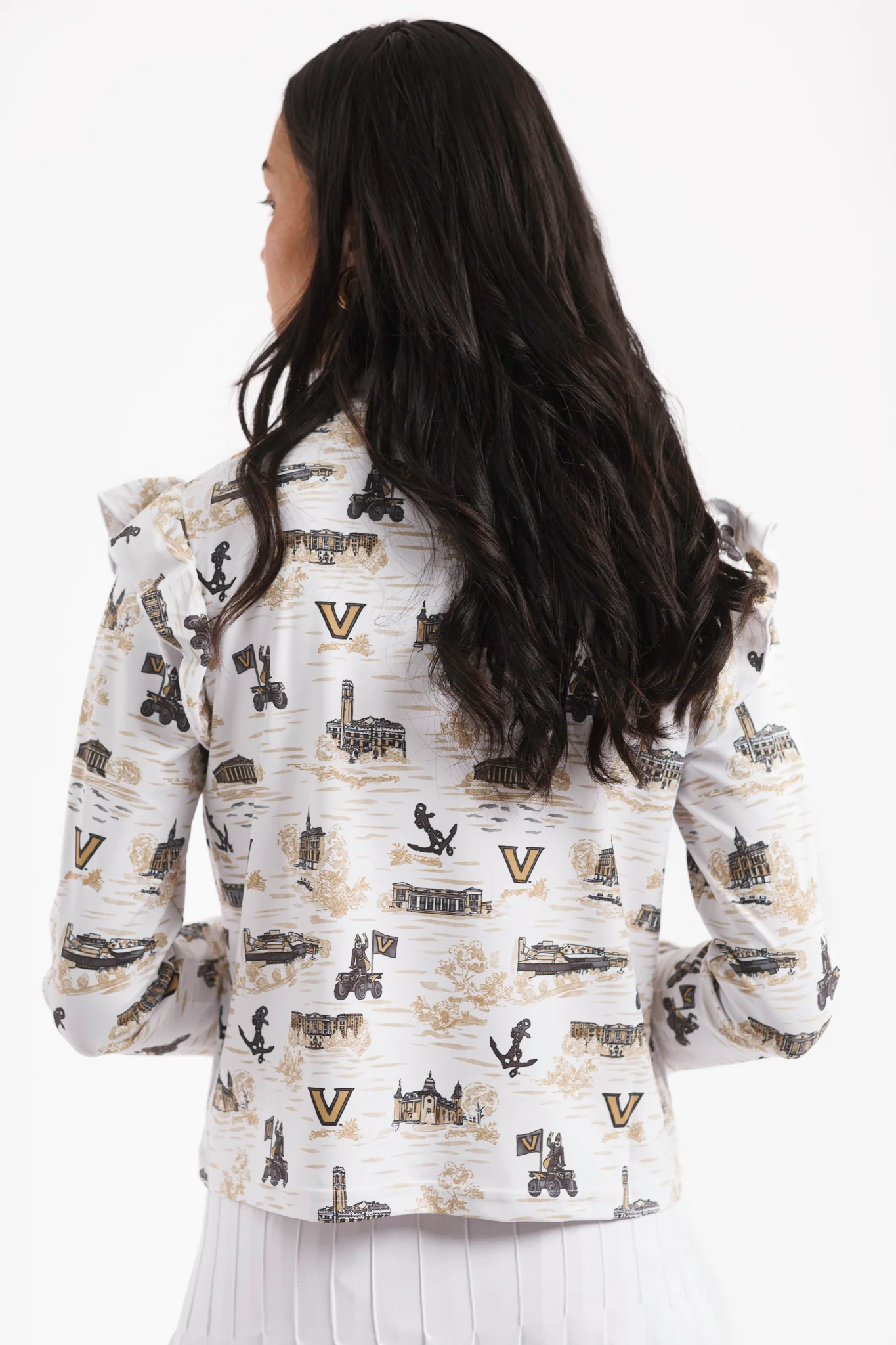 Grayson 1/4 Zip Pullover - Vanderbilt Toile - Image 15