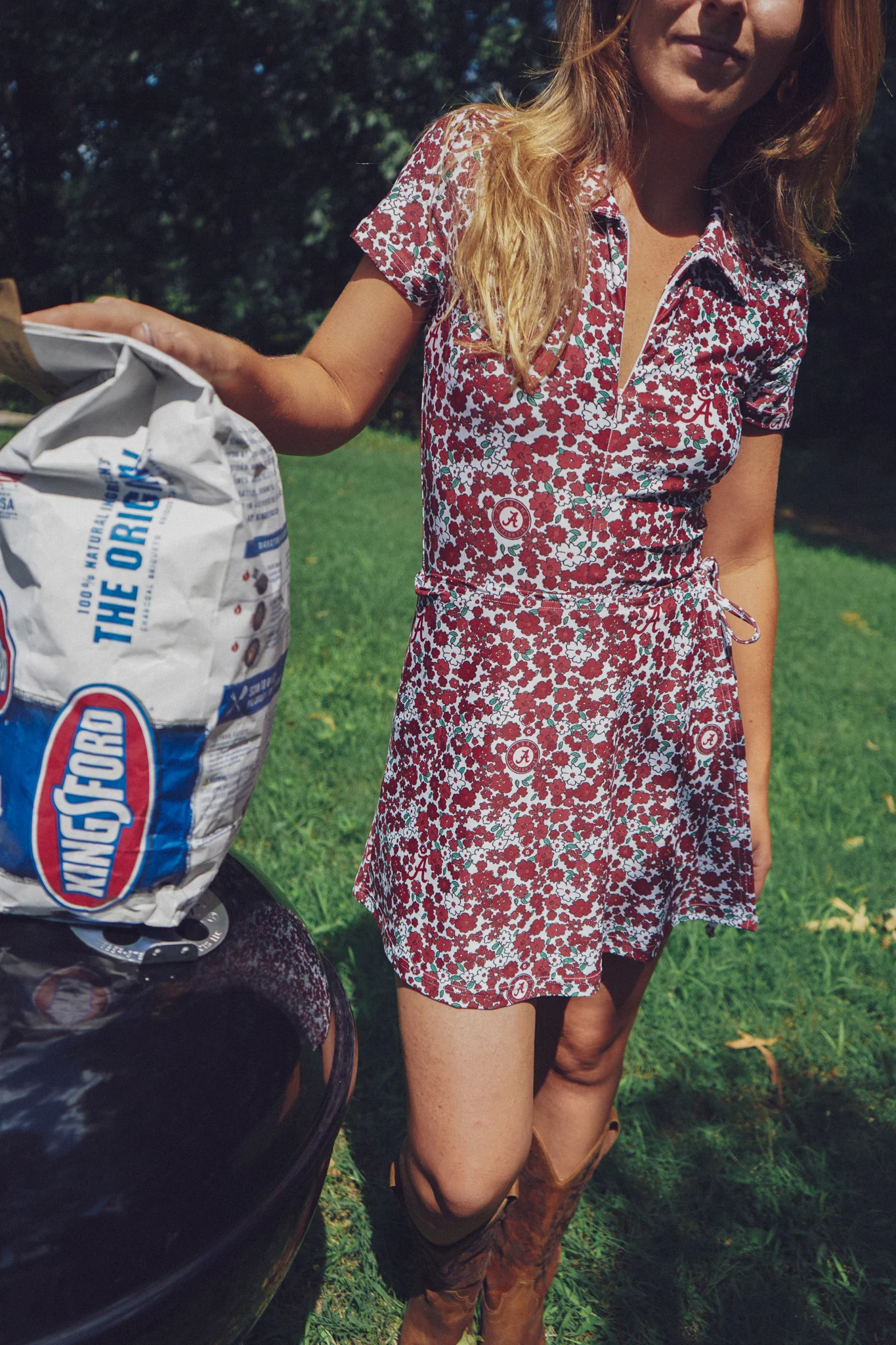 Ivy Dress - Alabama Poppies - Image 5