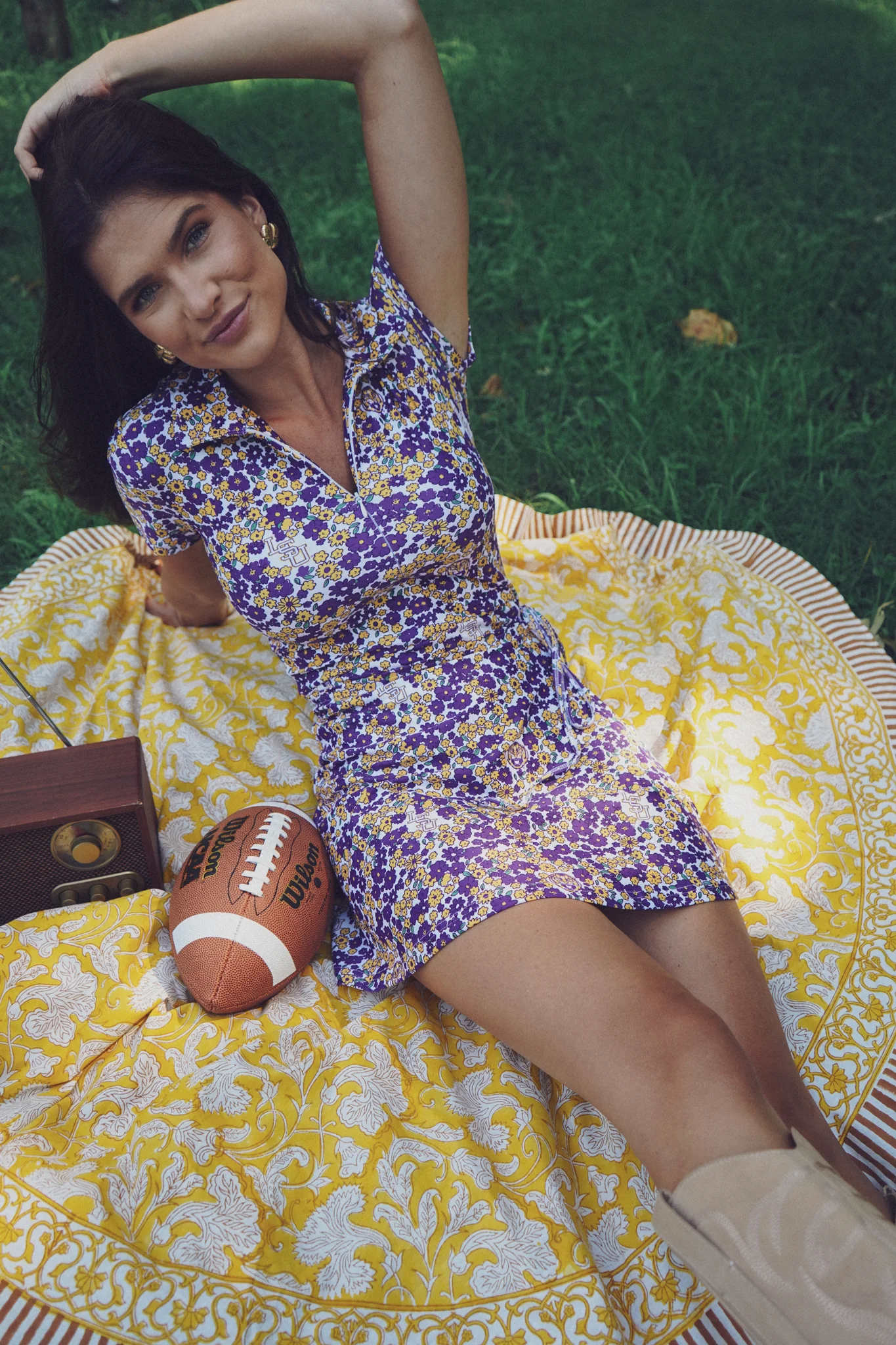 Ivy Dress - LSU Poppies - Image 4