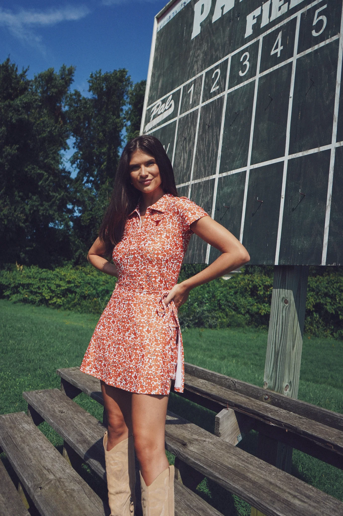 Ivy Dress - Texas Poppies - Image 4