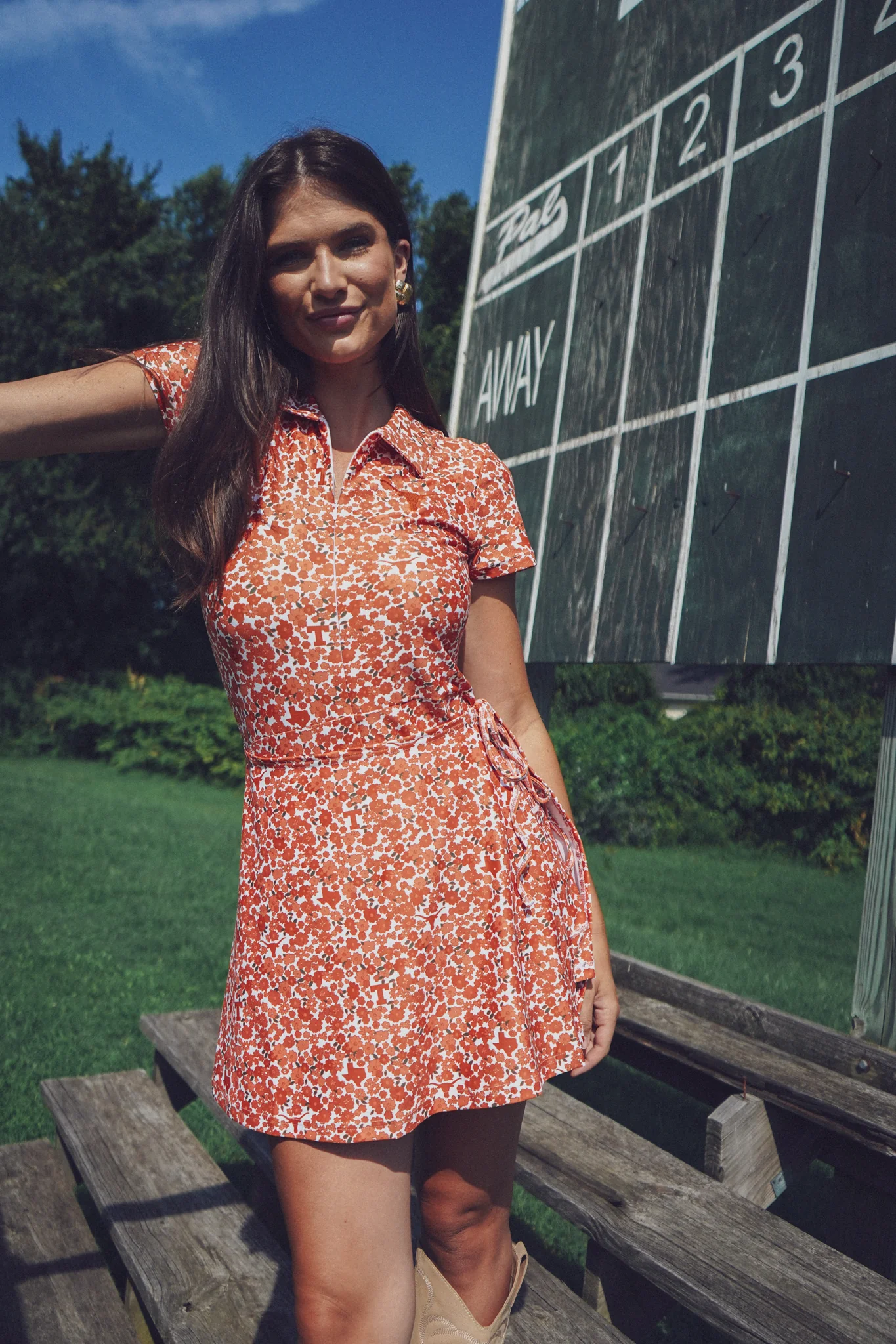 Ivy Dress - Texas Poppies - Image 8