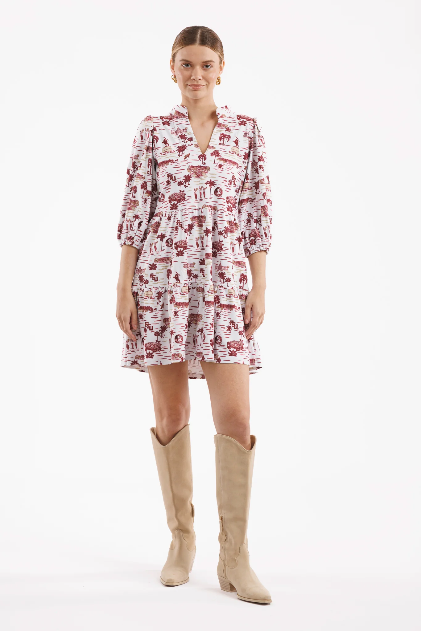 Tory Dress - Florida State Toile - Image 4