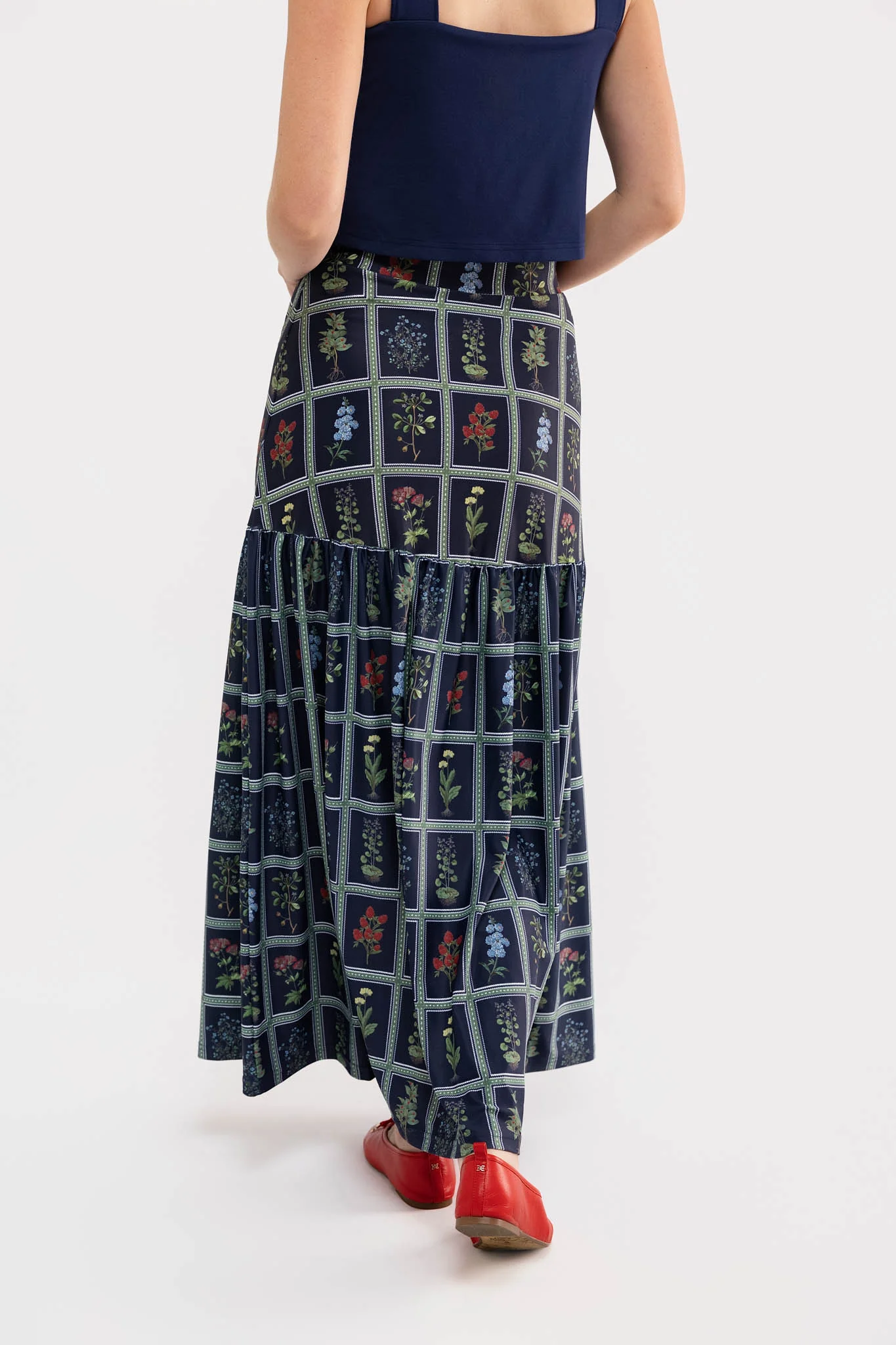 Faye Skirt - Gardeners Window Nvy - Image 6