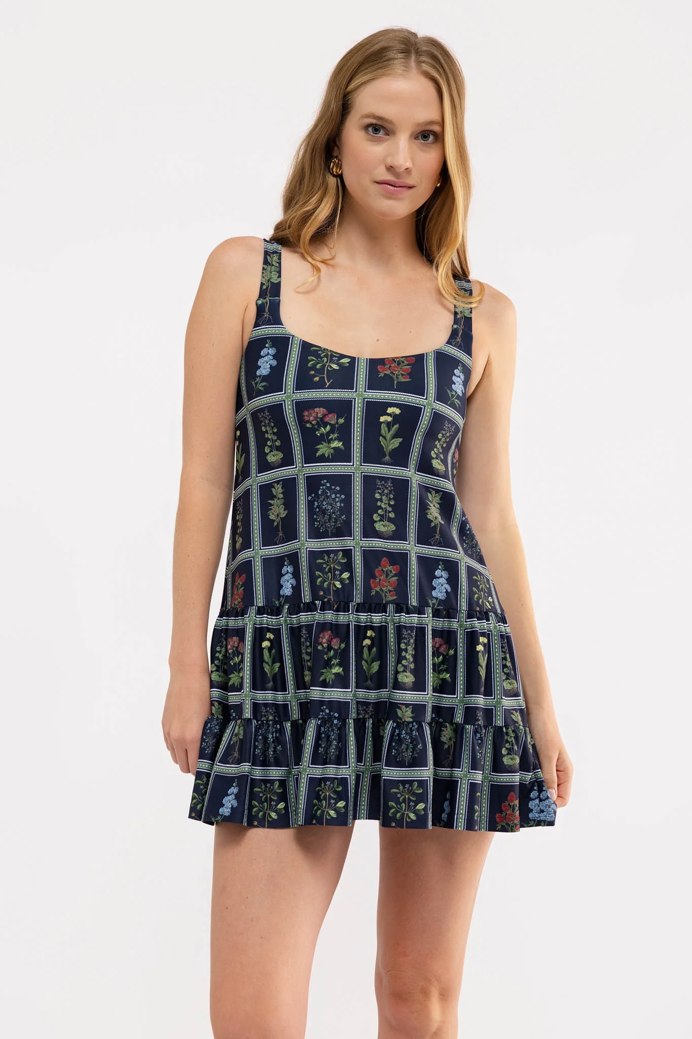 Ines Dress - Gardeners Window Navy - Image 3