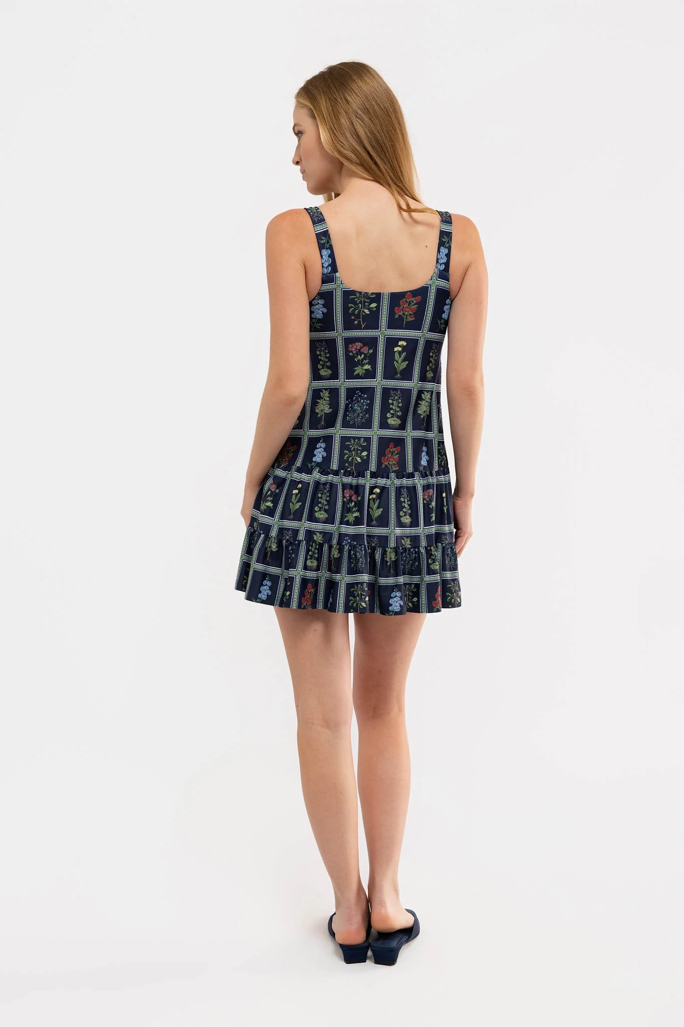 Ines Dress - Gardeners Window Navy - Image 4