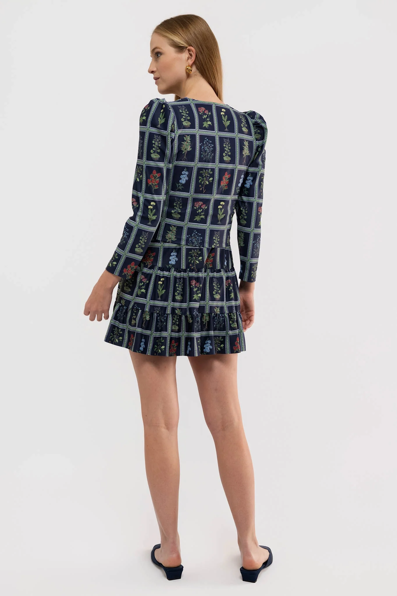 Jackie Top - Gardeners Window Navy - Image 6